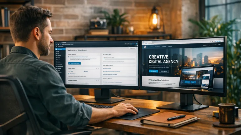 WordPress Website erstellen lassen – professionelle Webentwicklung am Arbeitsplatz